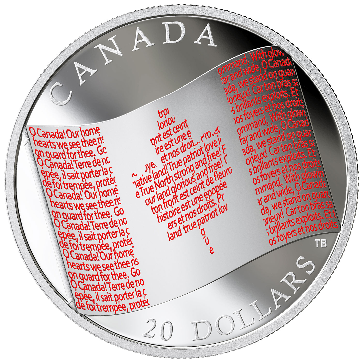 2018 20 FINE SILVER COIN CANADIAN