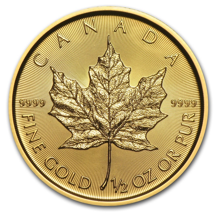 1/2 Oz Maple Leaf Gold Coin 2017 - Image 2