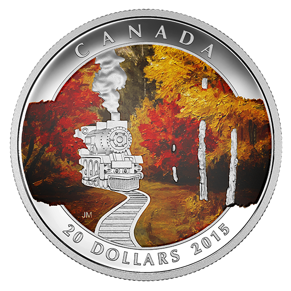 2015 $20 Fine Silver Coin Autumn Express