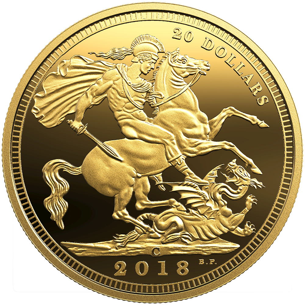 2018 20 FINE SILVER COIN THE 1908 SOVEREIGN 110TH ANNIVERSARY OF THE