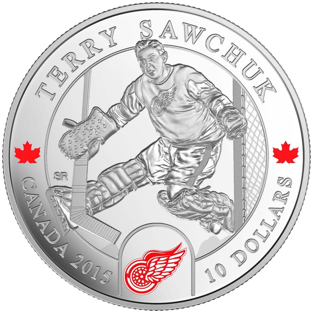 2015 $10 Fine Silver Coin Goalies: Terry Sawchuk